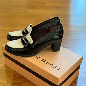 Black and White Women's Heels